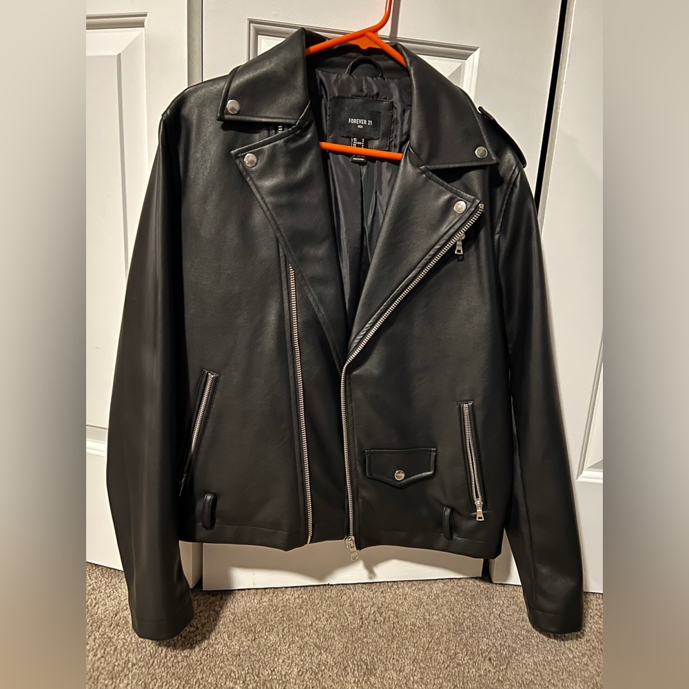 Faux Leather Jacket